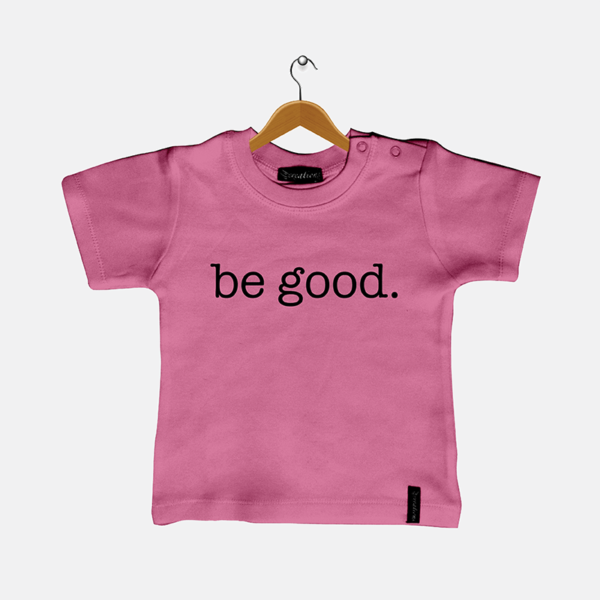 be good baby t-shirt bubblegum pink