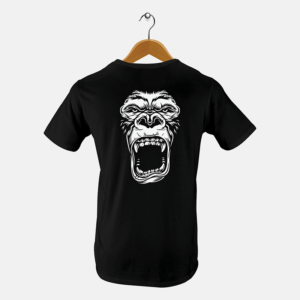 Ape Heren T-shirt zwart achterkant